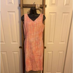 Talbots Multi-color Tweed Dress Size 6. Only worn once. Very Classy!